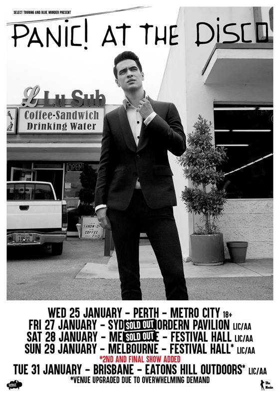 Panic At The Disco announce Australian tour - The Rockpit