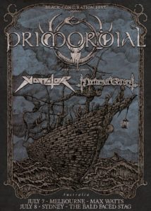 Primordial Australian tour 2017