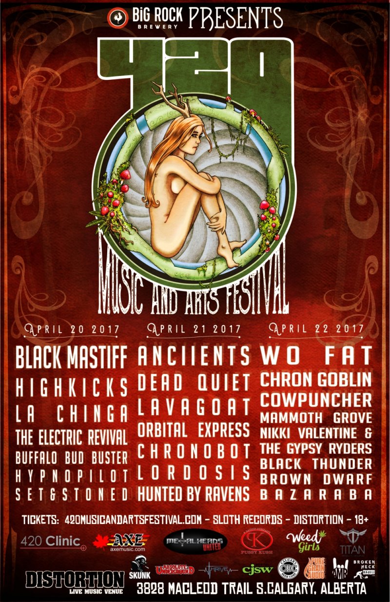 Calgary's 420 Music & Arts Festival Announce Line Up The Rockpit