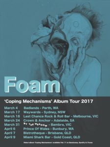 Foam Australia tour 2017