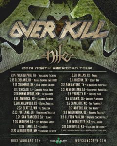 Overkill Nile tour
