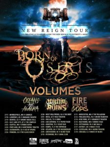 Born Of Osiris - Within The Ruins tour
