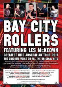 Bay City Rollers Australia tour 2017