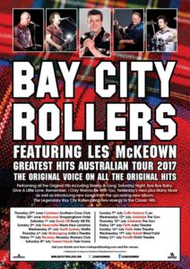 Bay City Rollers Australian tour 2017