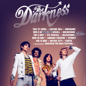 The Darkness Australian tour 2017
