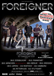 Foreigner Europe tour 2017