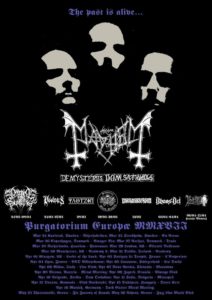 Mayhem Europe tour 2017