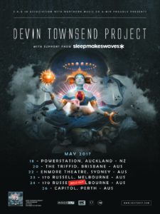 Devin Townsend Project australia tour 2017