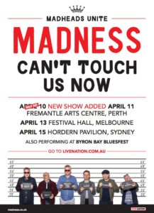 Madness Australian tour 2017