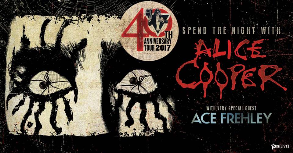 Alice Cooper - Ace Frehley Australian tour 2017