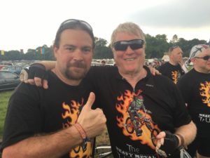 Chris Maric and Rod Smallwood after completing Heavy Metal Truants 2016!