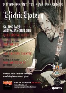 Richie Kotzen Australian tour 2017