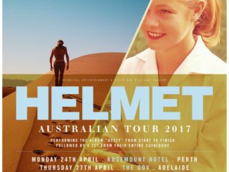 Helmet Australian tour 2017