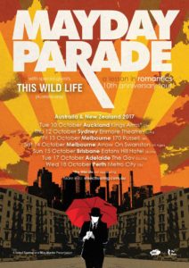 Mayday Parade Australian tour 2017