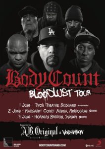 Body Count Australia tour 2017