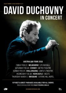 David Duchovny Australian tour 2018