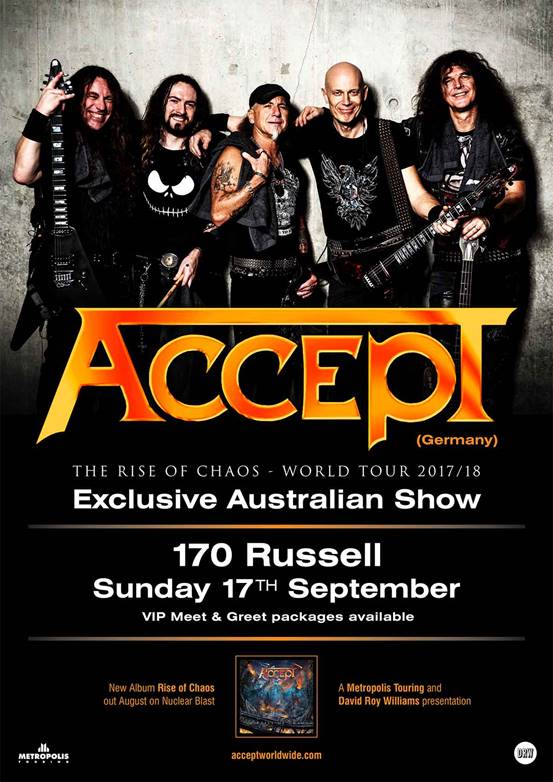 Accept Australian Show Melbourne 2017
