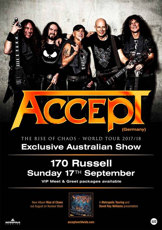 Accept Australian Show Melbourne 2017