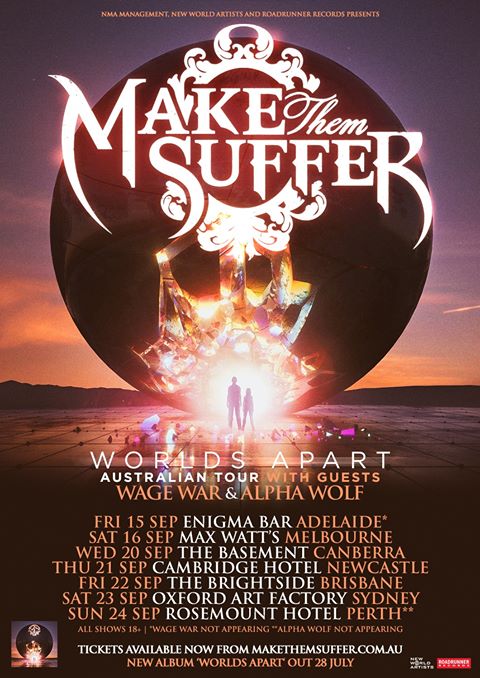 make them suffer australian tour 2017