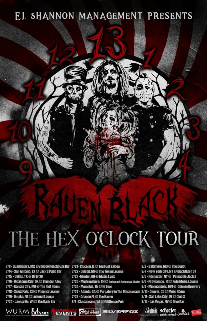 Raven Black - The Hex O'Clock Tour