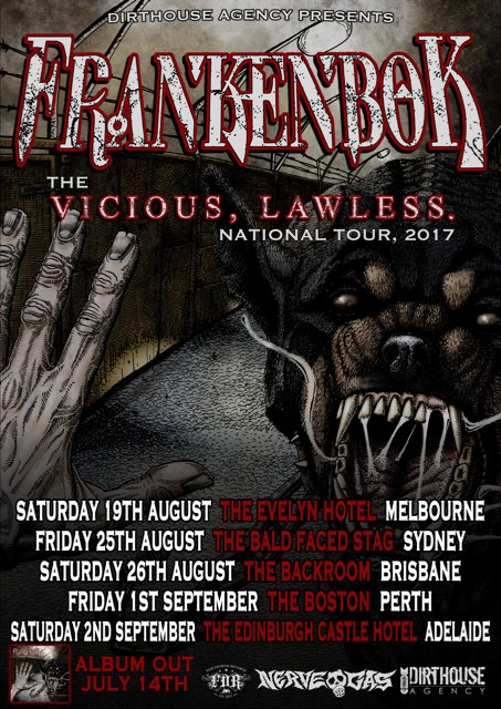 Frankenbok Australia tour 2017