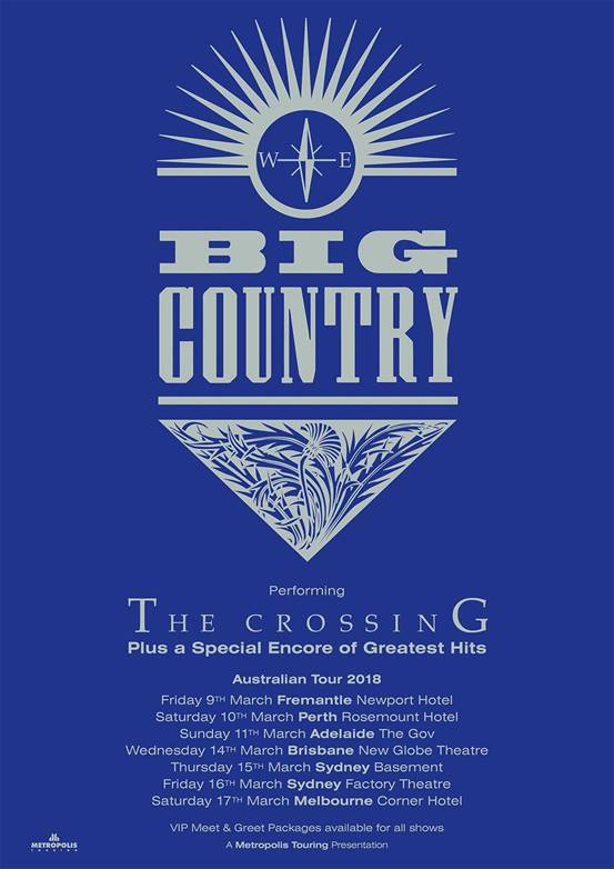 Big Country Australian tour 2018