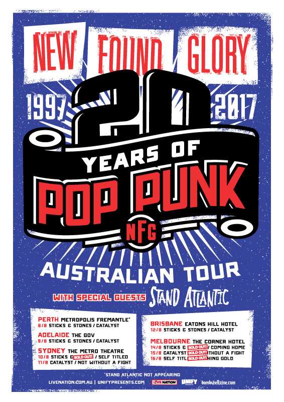 New Found Glory Australian tour