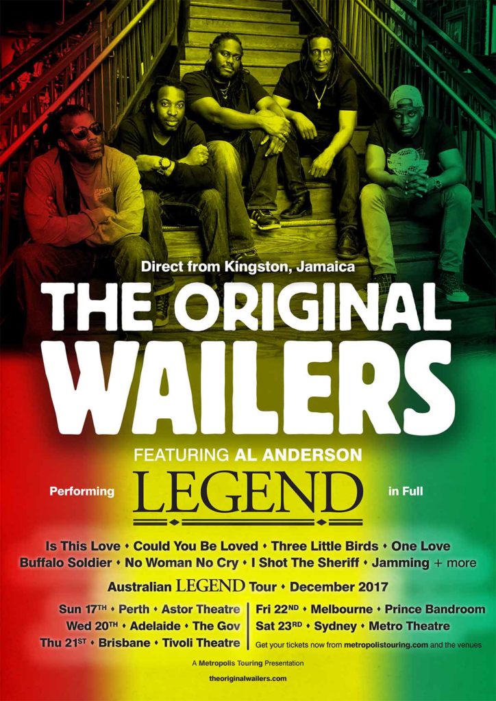 The Original Wailers Australian tour