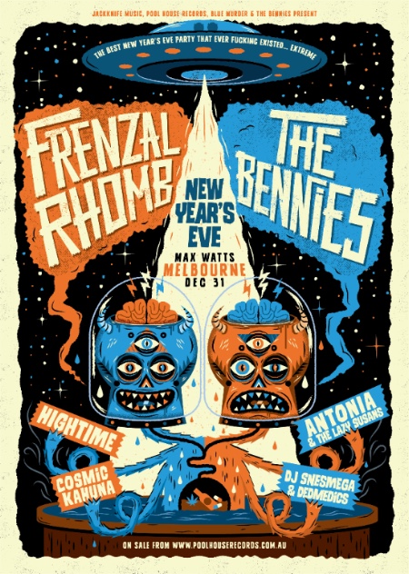Frenzal Rhomb - The Bennies - New Years Eve show