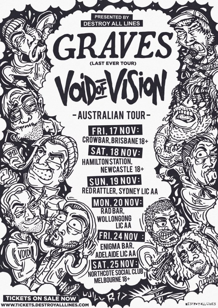 Graves - Void Of Vision - tour