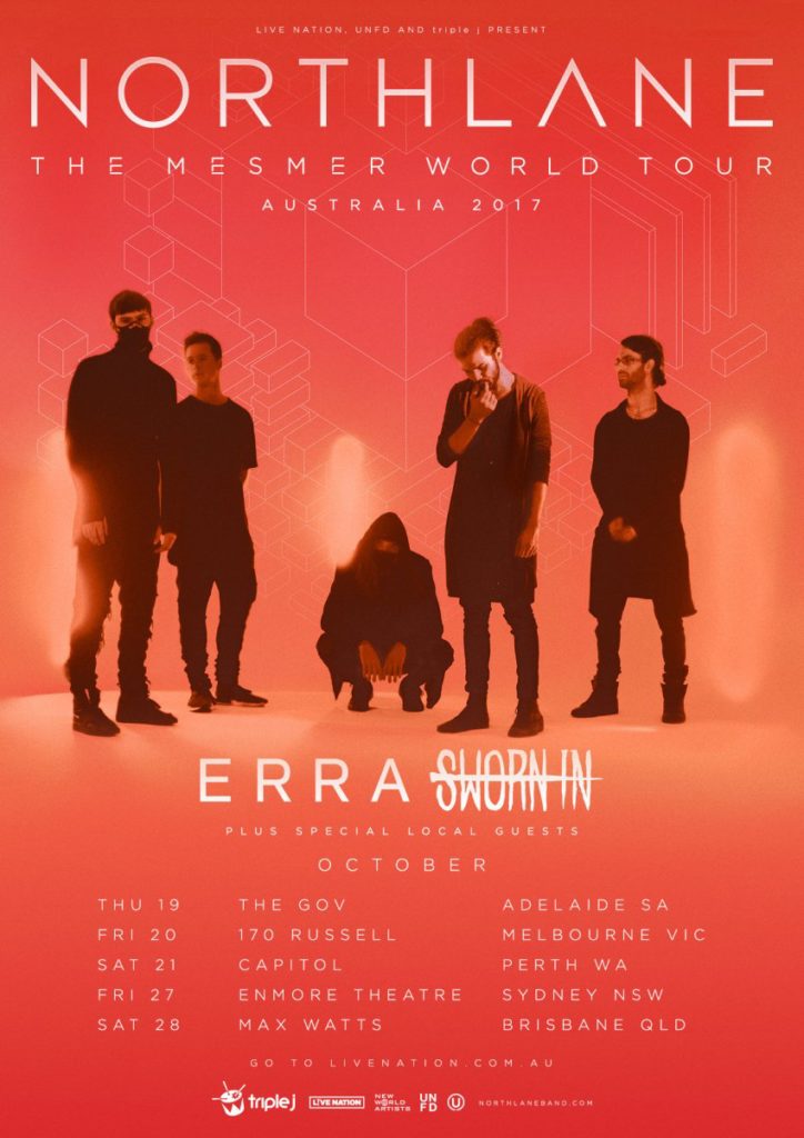 Northlane Australia tour 2017