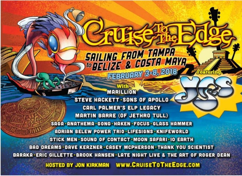 Yes' Cruise To The Edge 2018