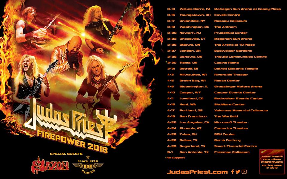 Judas Priest - Firepower tour