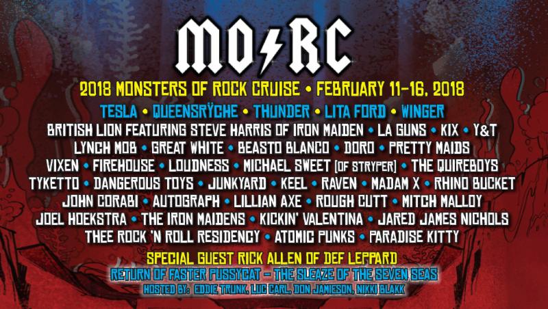 Monsters Of Rock Cruise 2018