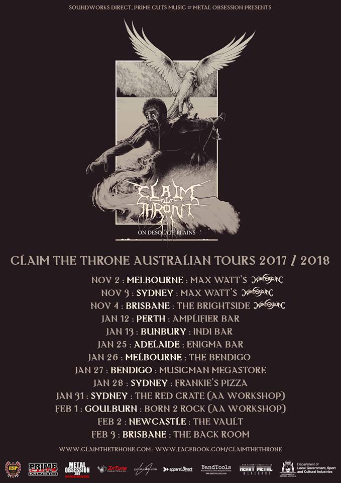 Claim The Throne Australia tour