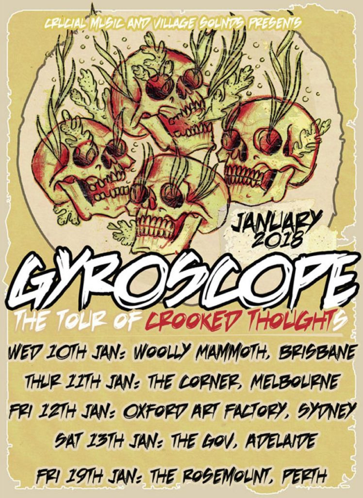 Gyroscope Australia tour 2018