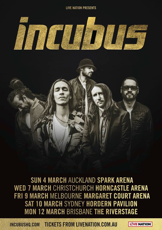 live incubus australia tour