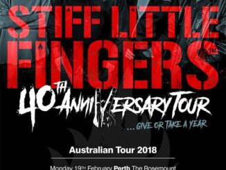 Stiff Little Fingers Australia tour 2018