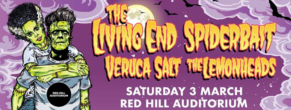 THE LIVING END, SPIDERBAIT, VERUCA SALT and THE LEMONHEADS