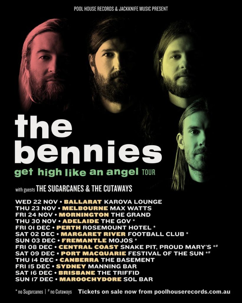 The Bennies Australia tour 2017