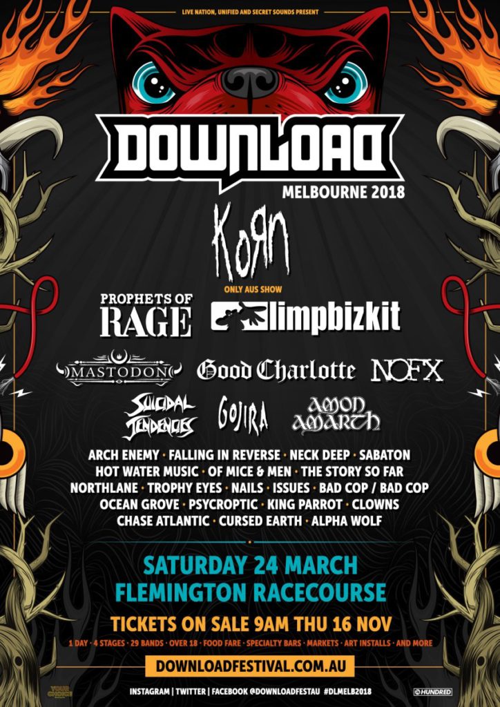 Download Festival Australia 2018