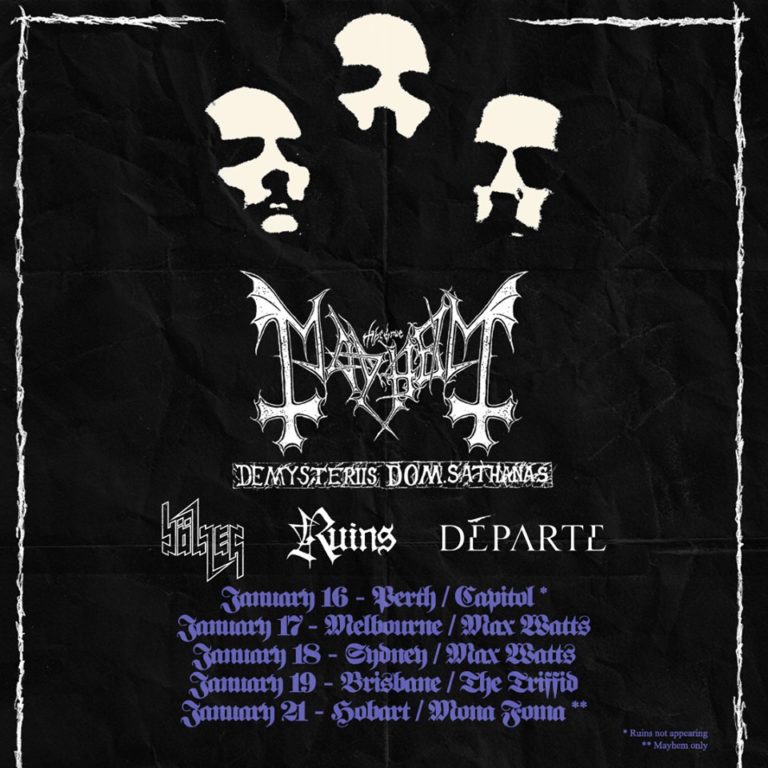 mayhem band tour australia