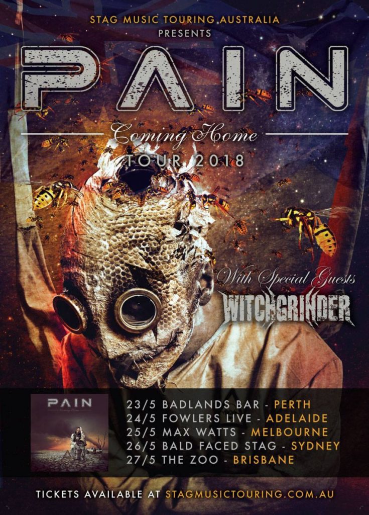 Pain Australia tour 2018
