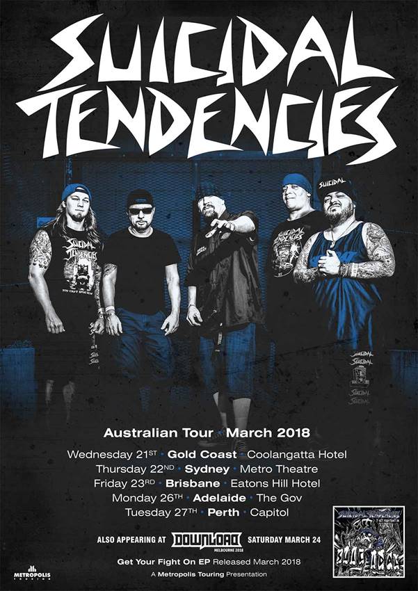 Suicidal Tendencies Australian tour 2018