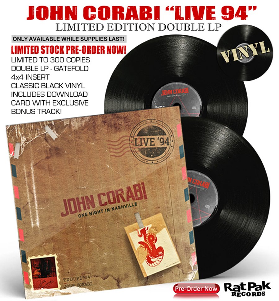 release John Corabi "Live 94" (One Night In Nashville)