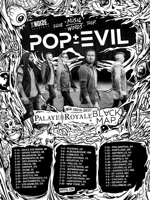 Pop Evil tour