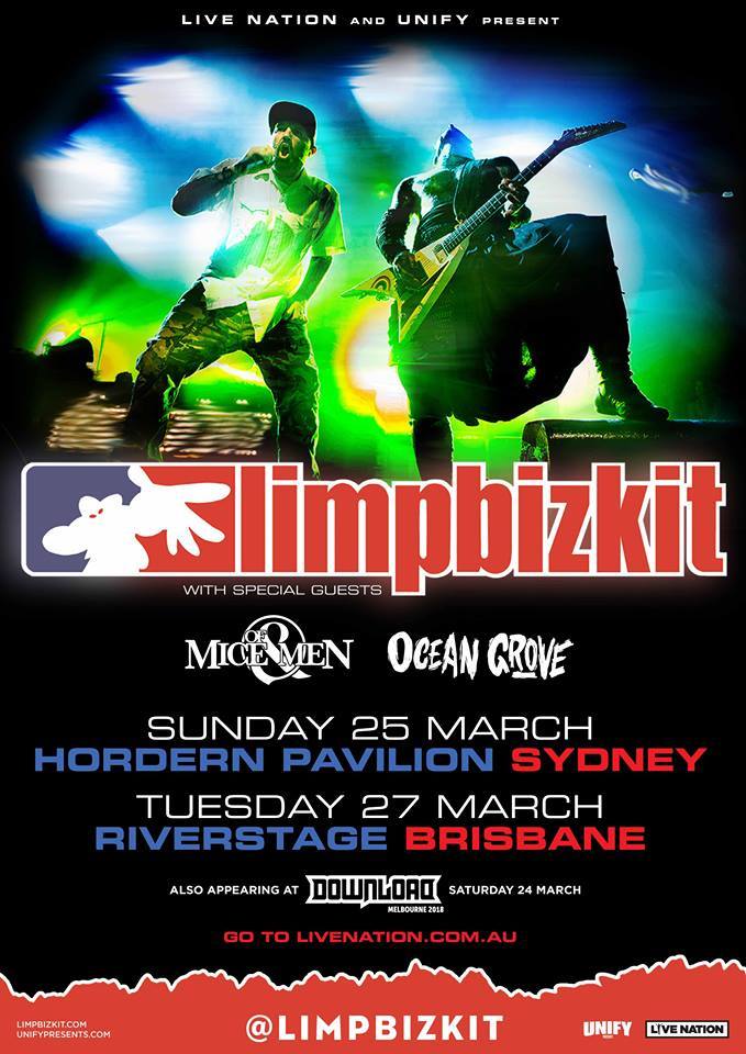 Limp Bizkit Australia tour 2018