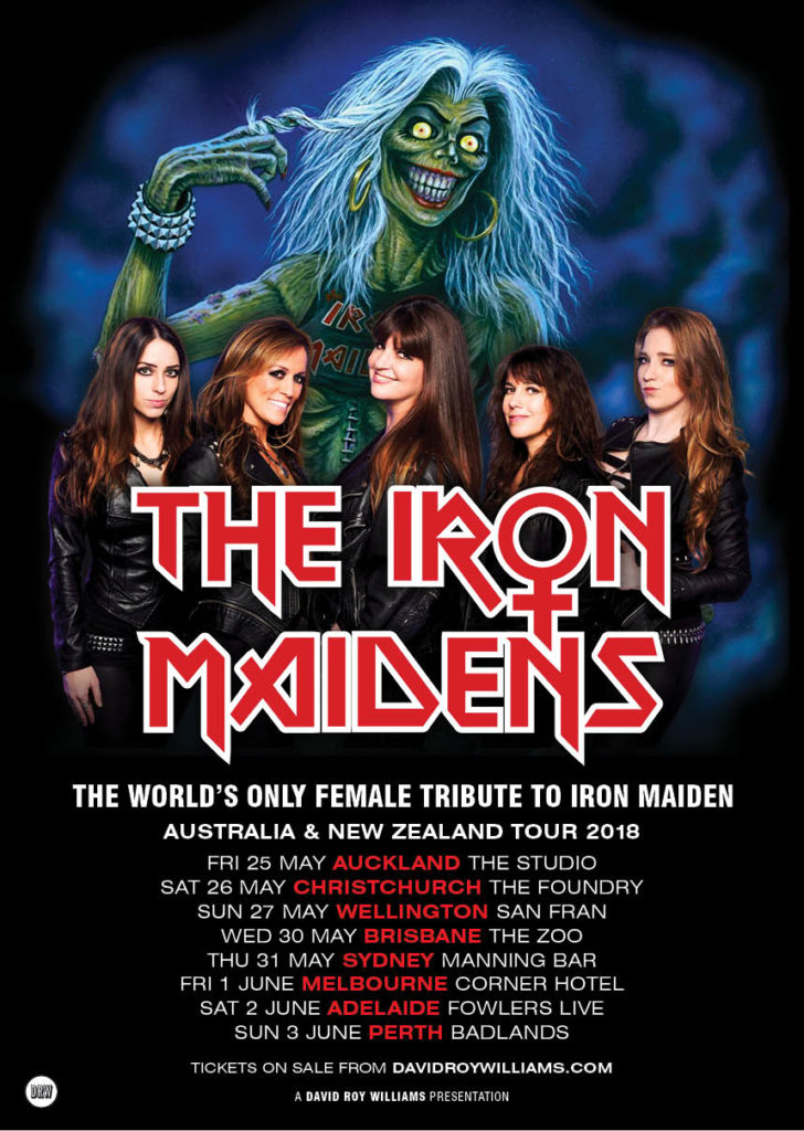 The Iron Maidens Australia tour 2018