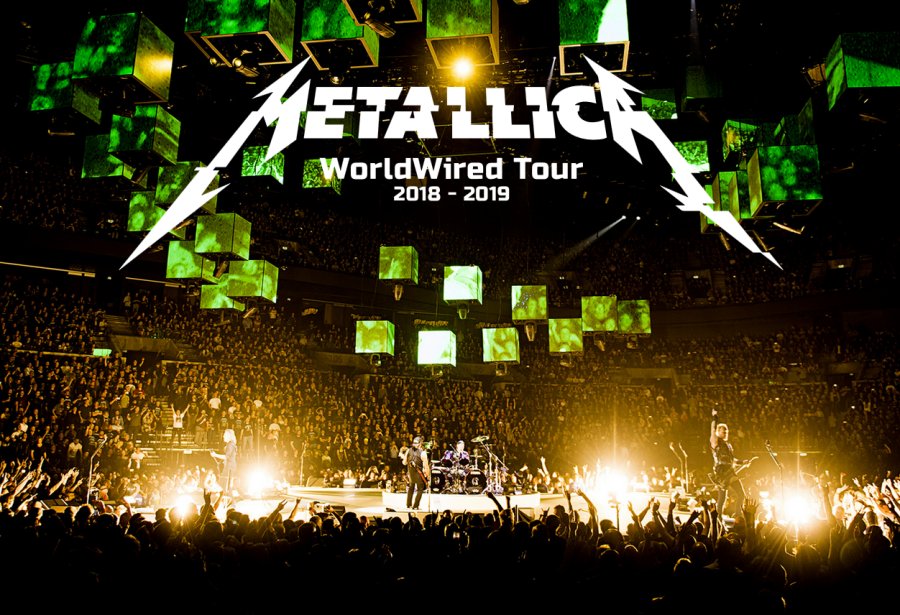 metallica north american tour poster