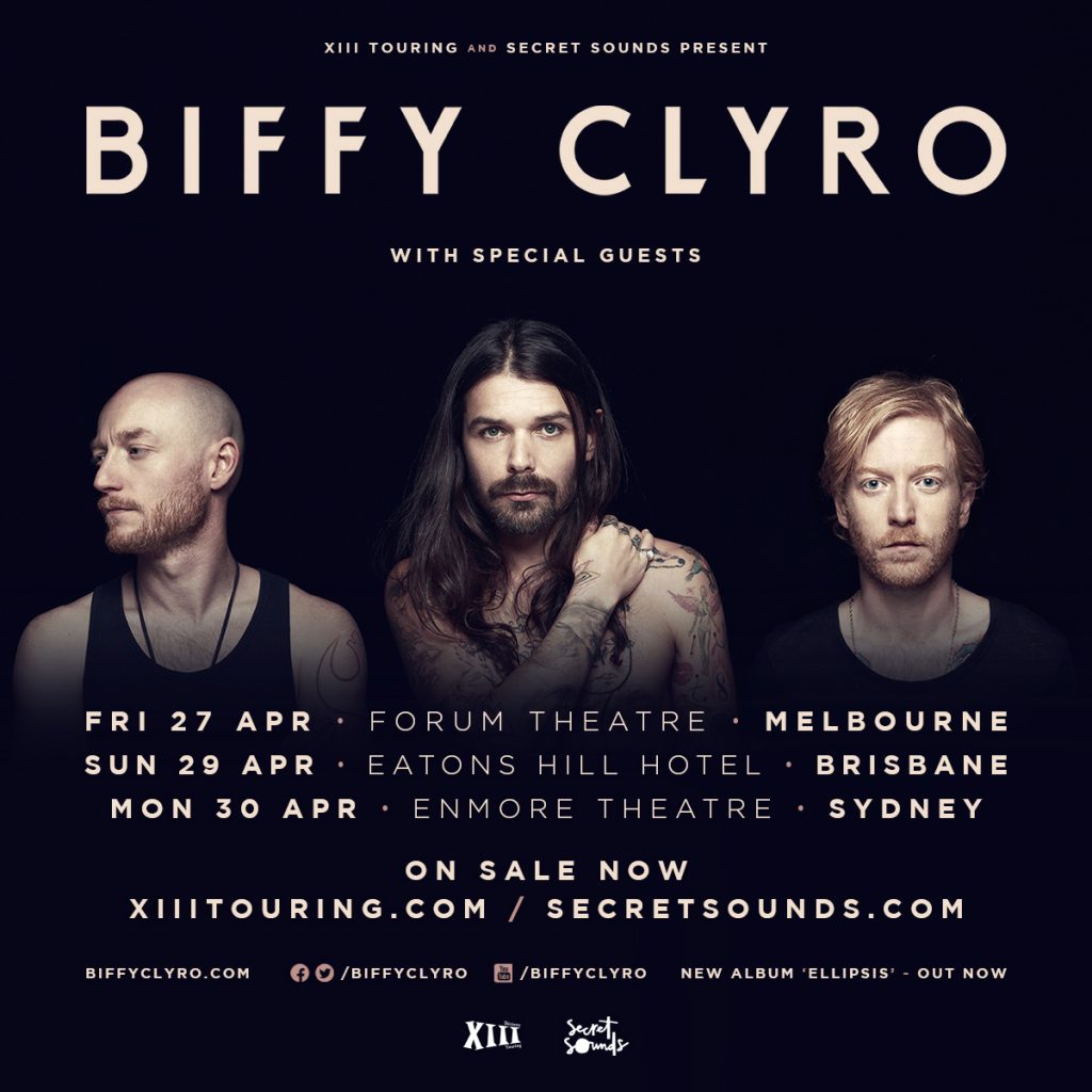 Biffy Clyro Australian tour 2018
